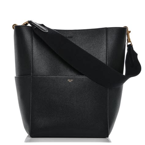 celine sangle bag black|celine calfskin bag.